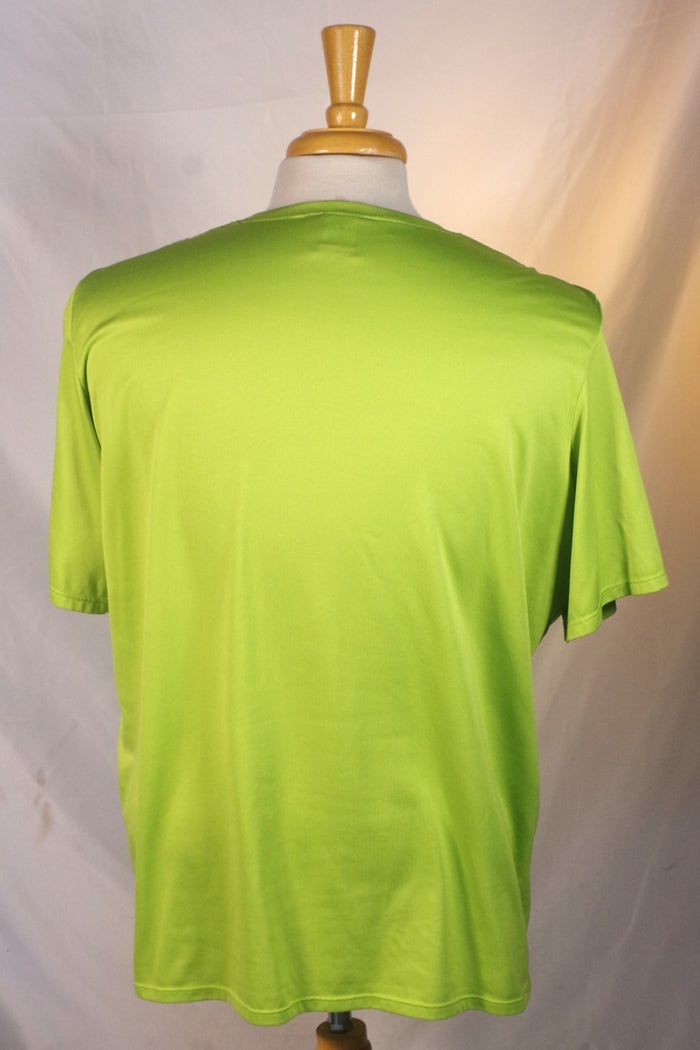 Bold Patagonia Lime Green Capilene T Shirt - Sz XL