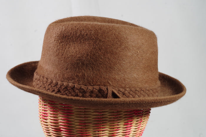 Borsalino Brown Trilby 7 1/8 (M-L)