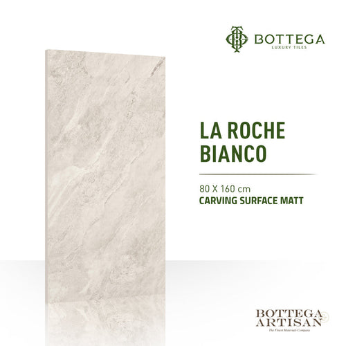 Bottega La Roche Bianco Carving Matt 80X160