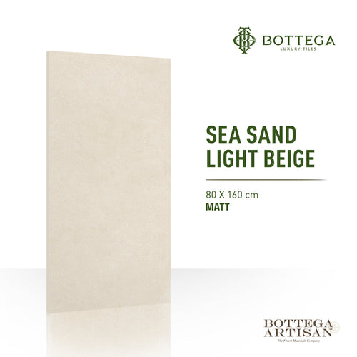 Bottega Sea Sand Light Beige Matt 80X160