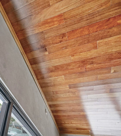 Bottega Wood Lumberceiling Merbau Panjang Warna Jati/Oak