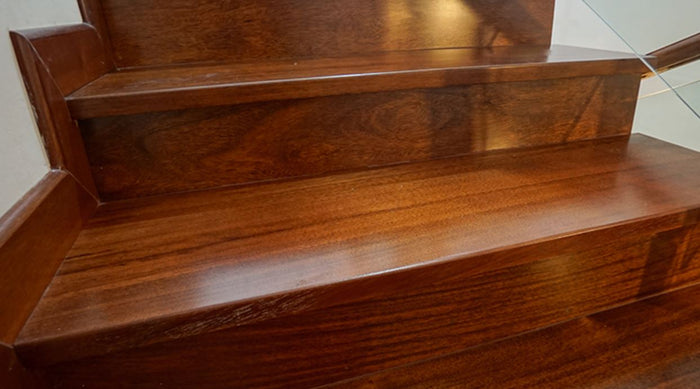Bottega Wood Stairs & Rises Jati Solid Vertikal 3 Grade A