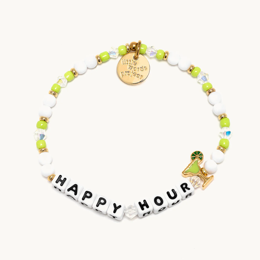 Bracelet Beaded White Happy Hour Margarita