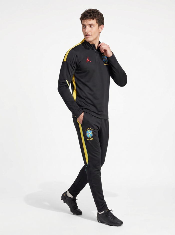 BRAZIL 2026/27 BLACK/YELLOW TRACKSUIT