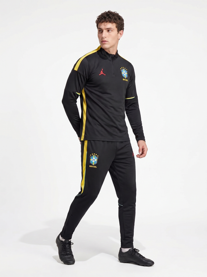 BRAZIL 2026/27 BLACK/YELLOW TRACKSUIT