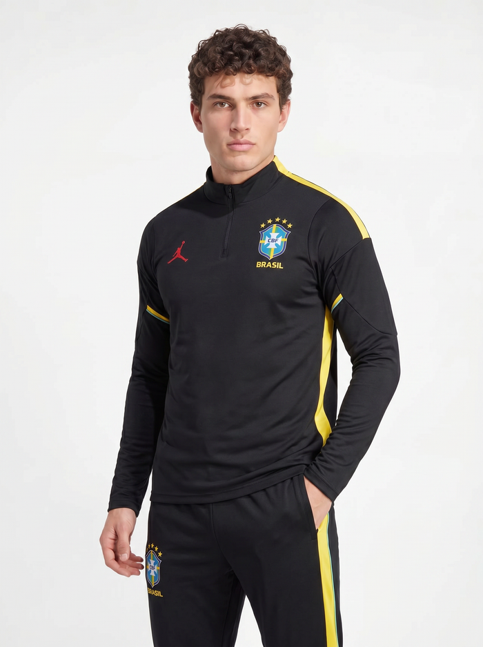 BRAZIL 2026/27 BLACK/YELLOW TRACKSUIT