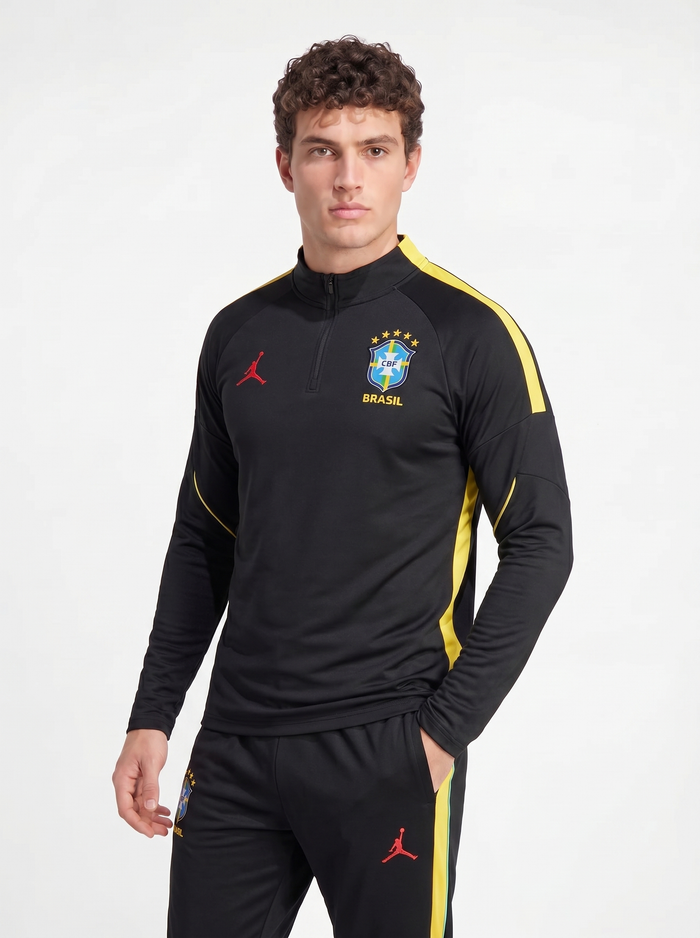 BRAZIL 2026/27 BLACK/YELLOW TRACKSUIT