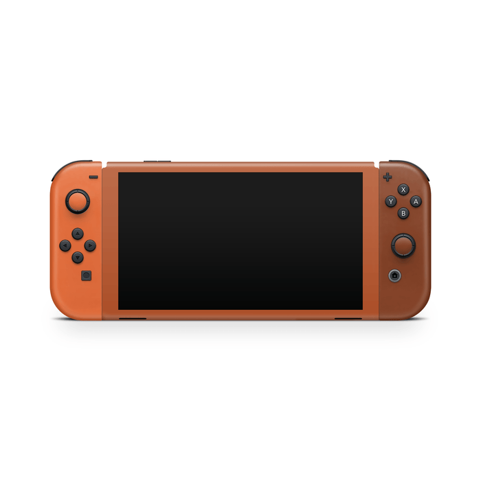 Burnt Orange Nintendo Switch OLED Decal Skin
