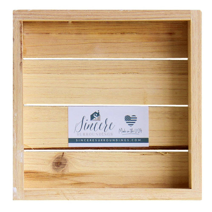 Carry In Heart Flower - Perect Pallet Petites: 6" x 6" x 1"