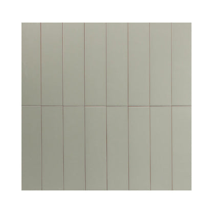 Cerámica Muro - Brick Nolita Oliva Mate 7,5 x 30 cm