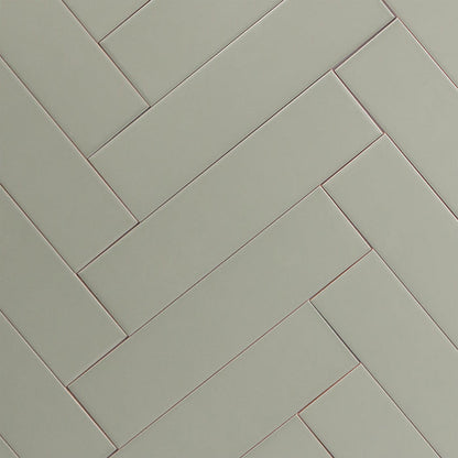 Cerámica Muro - Brick Nolita Oliva Mate 7,5 x 30 cm