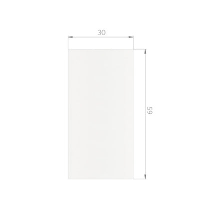 Cerámica Muro - White Frost Plus Acetinado 30x59 Rectificado
