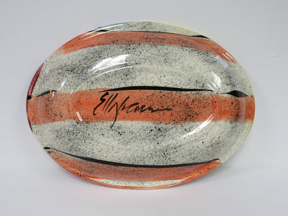 Colorful Artist Signed Bowl