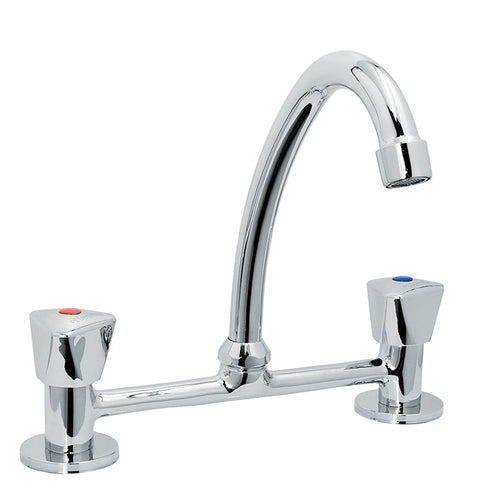 Combinación Lavaplatos 8" Miami Cromo