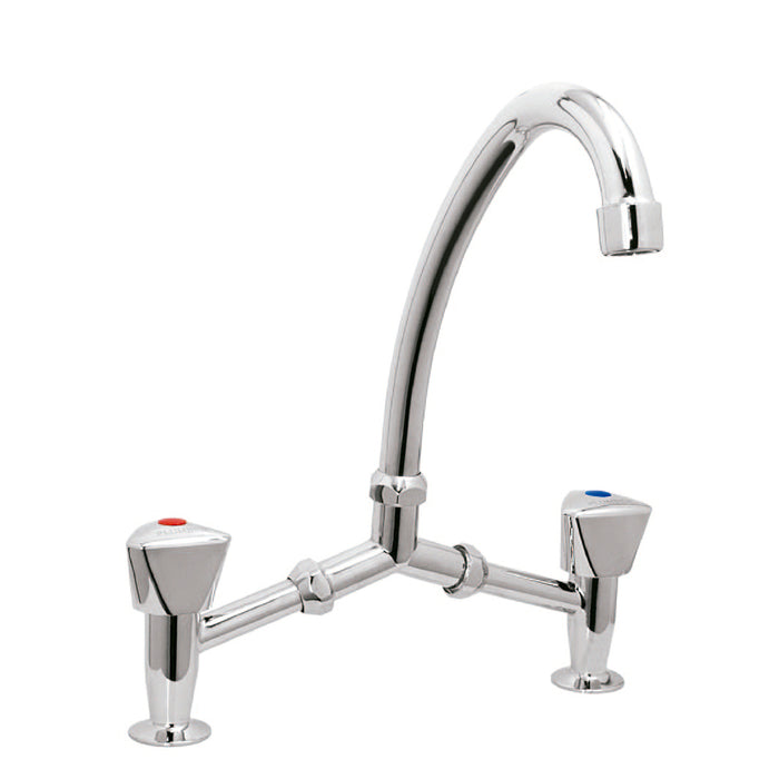Combinación Lavaplatos 8" Tipo V Miami Cromo