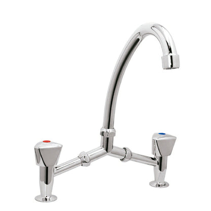 Combinación Lavaplatos 8" Tipo V Miami Cromo