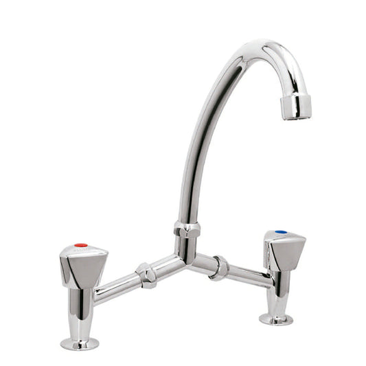 Combinación Lavaplatos 8" Tipo V Miami Cromo