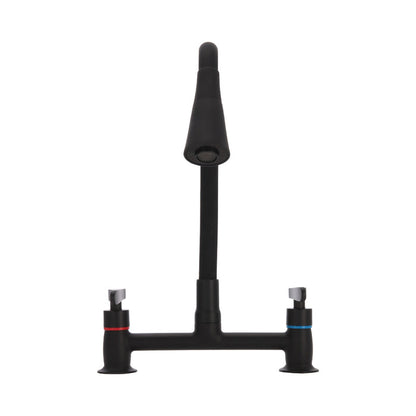 Combinación Lavaplatos Flexible Biletti Flessi Negro Mate