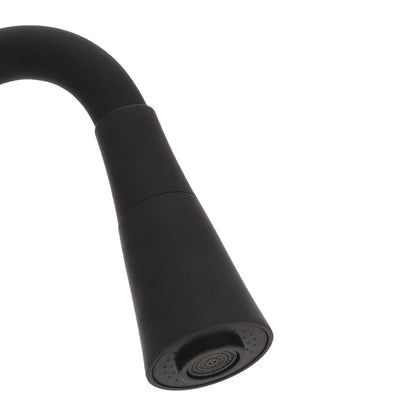 Combinación Lavaplatos Flexible Biletti Flessi Negro Mate
