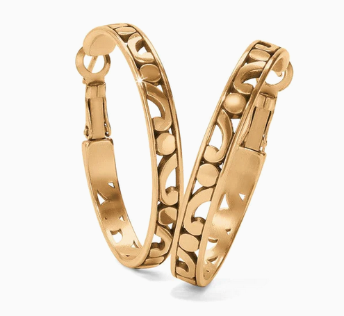 Contempo Medium Hoop Earrings