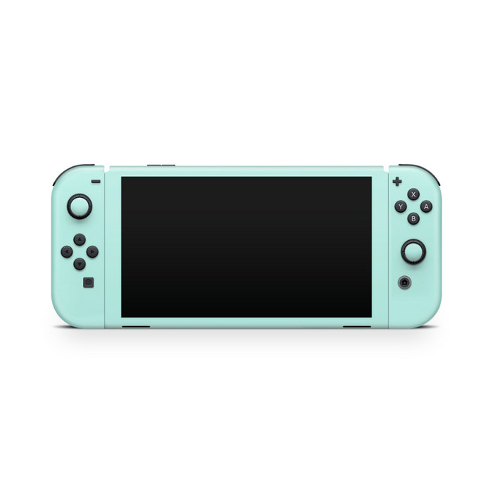 Cool Mint Nintendo Switch OLED Decal Skin