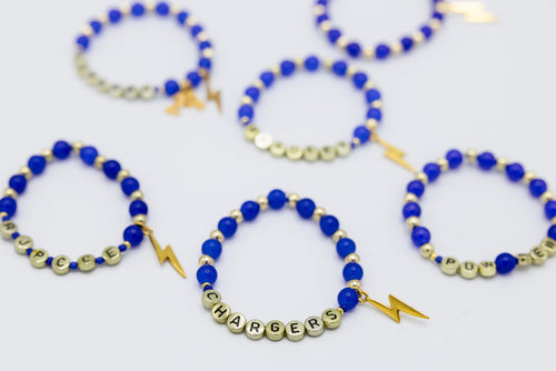 Custom Beaded Bracelet by Katiedid Creations