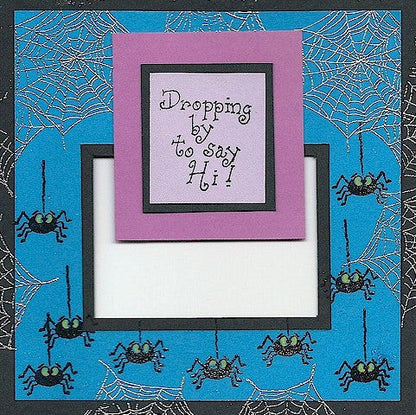 Dropping By Rubber Stamp 2360D
