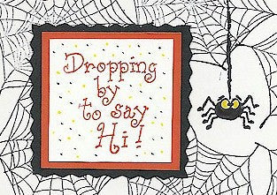Dropping By Rubber Stamp 2360D