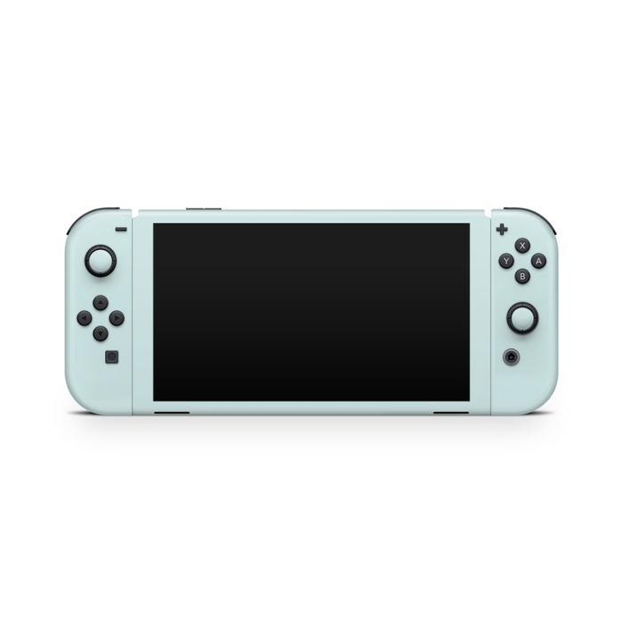 Dusty Blue Nintendo Switch OLED Decal Skin