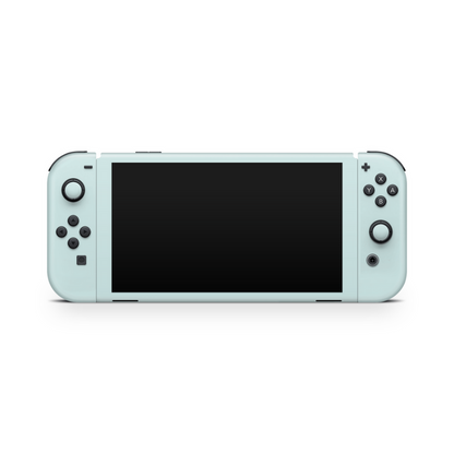 Dusty Blue Nintendo Switch OLED Decal Skin