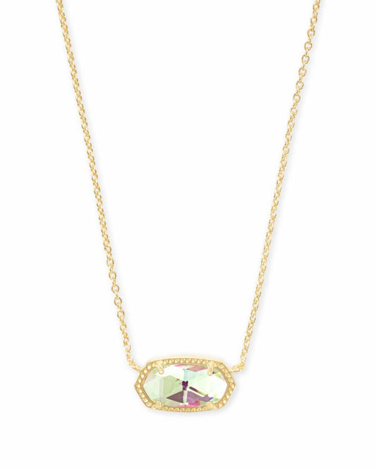 Elisa Necklace Dichroic Glass Gold