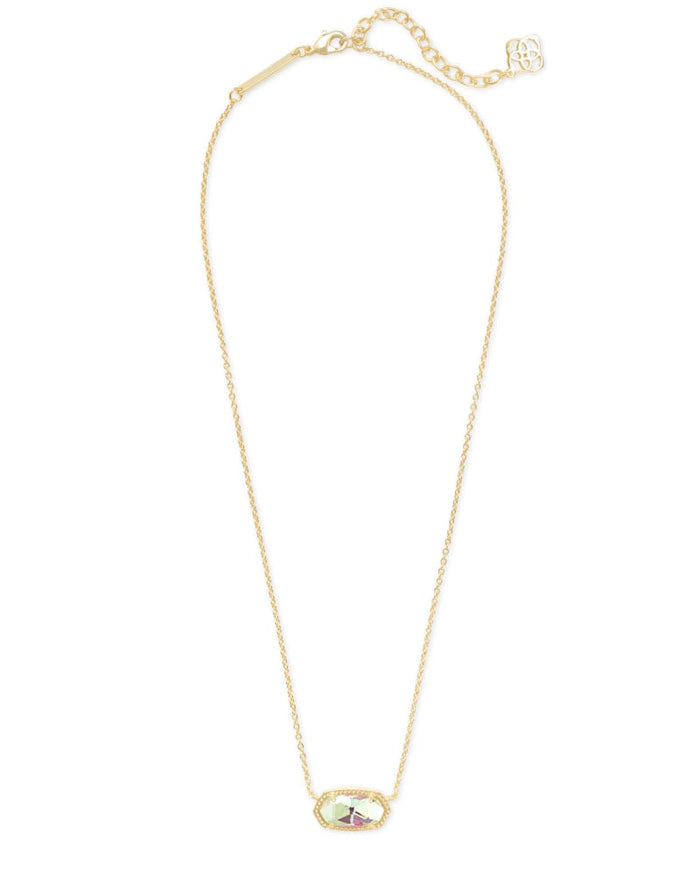 Elisa Necklace Dichroic Glass Gold