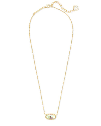 Elisa Necklace Dichroic Glass Gold