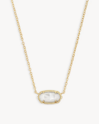 Elisa Necklace Ivory Mother of Pearl Gold