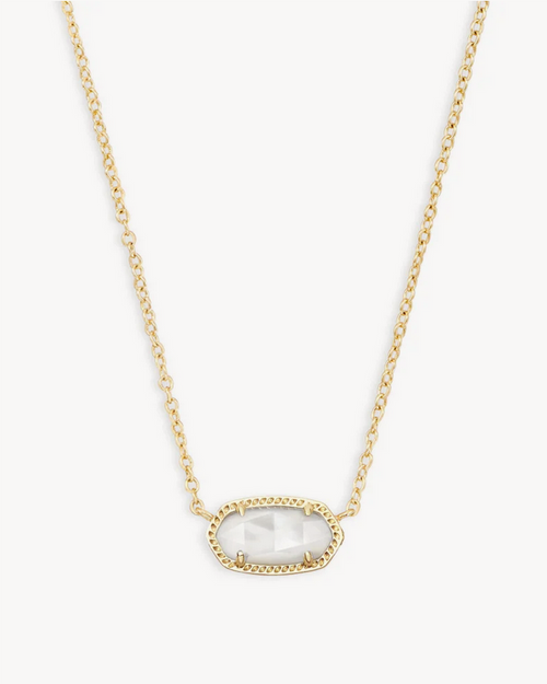 Elisa Necklace Ivory Mother of Pearl Gold