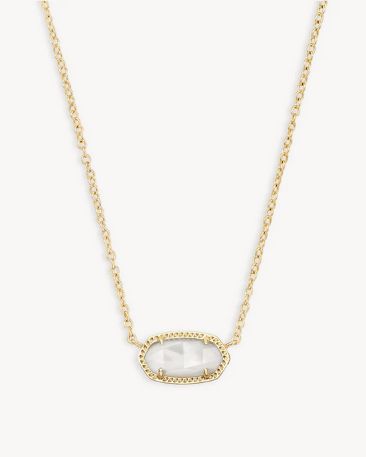 Elisa Necklace Ivory Mother of Pearl Gold