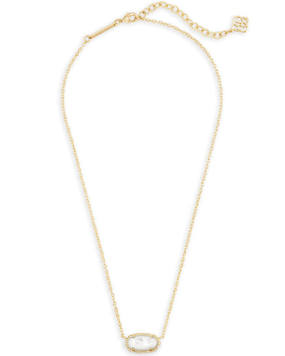 Elisa Necklace Ivory Mother of Pearl Gold