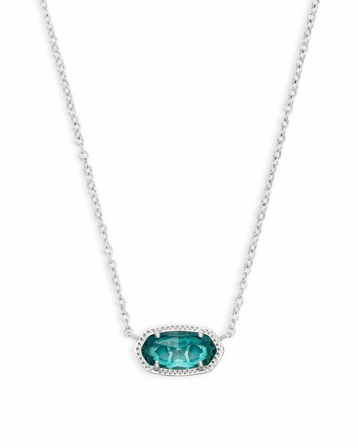 Elisa Necklace London Blue Silver