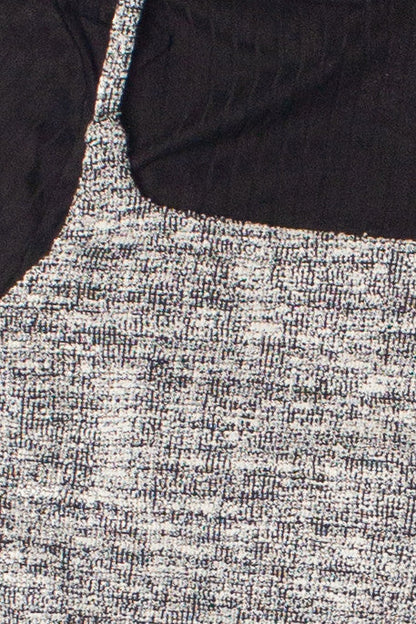 Cami Mini Dress with Mock Neck Tee