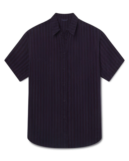 Day Trip Button Down - Sprint Stripe: Dark Sprint / Sprint