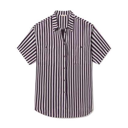Day Trip Button Down - Legend Stripe: Legend/Coconut