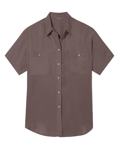 Day Trip Button Down - Stormy