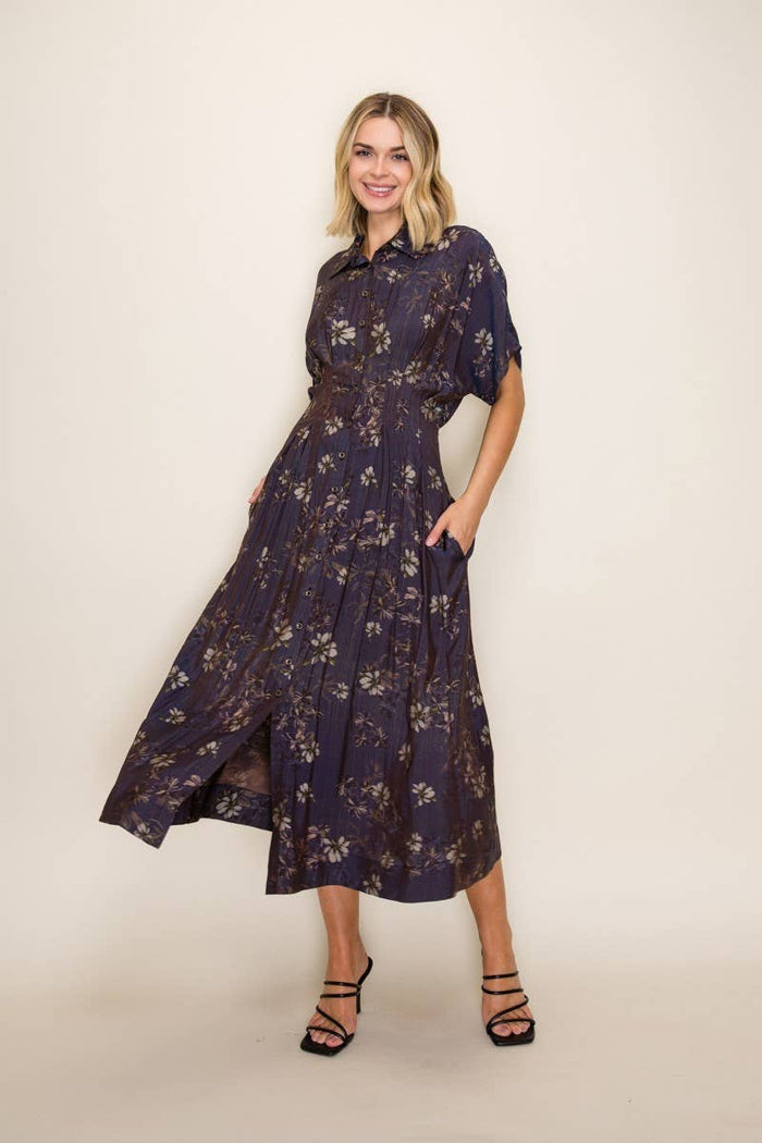 Floral Corset Bodice Dress