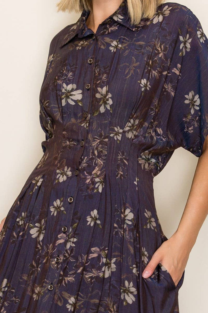 Floral Corset Bodice Dress