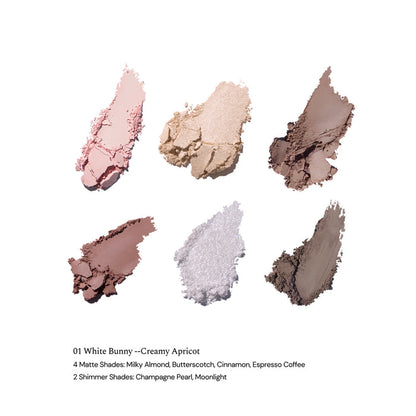 Flower Knows Bunny Garden Collection 6-Color Makeup Palette