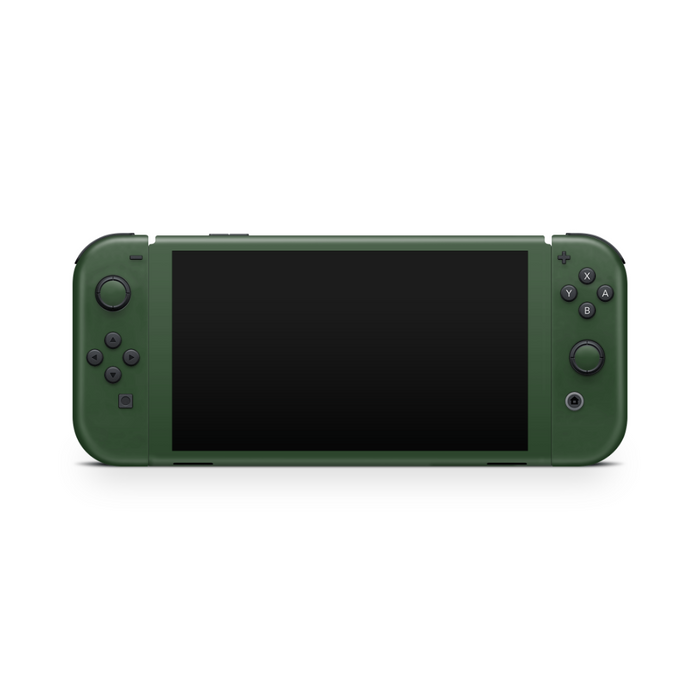 Forest Green Nintendo Switch OLED Decal Skin