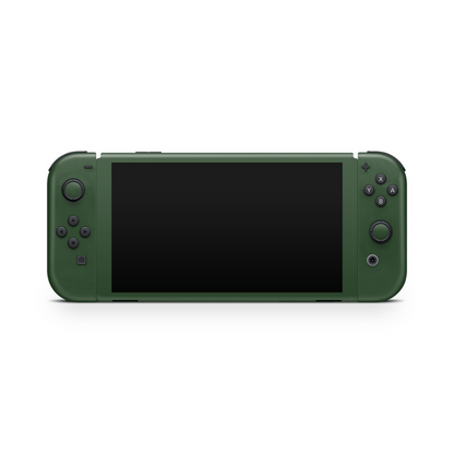 Forest Green Nintendo Switch OLED Decal Skin