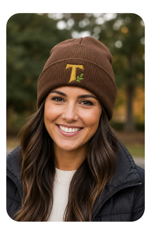 Franciscan Heart Tau Cross Beanie