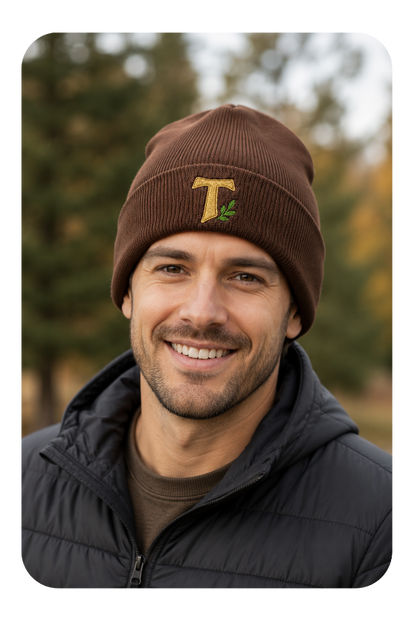 Franciscan Heart Tau Cross Beanie