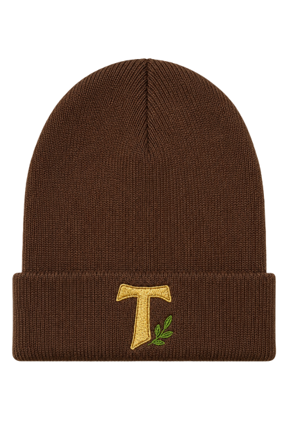 Franciscan Heart Tau Cross Beanie